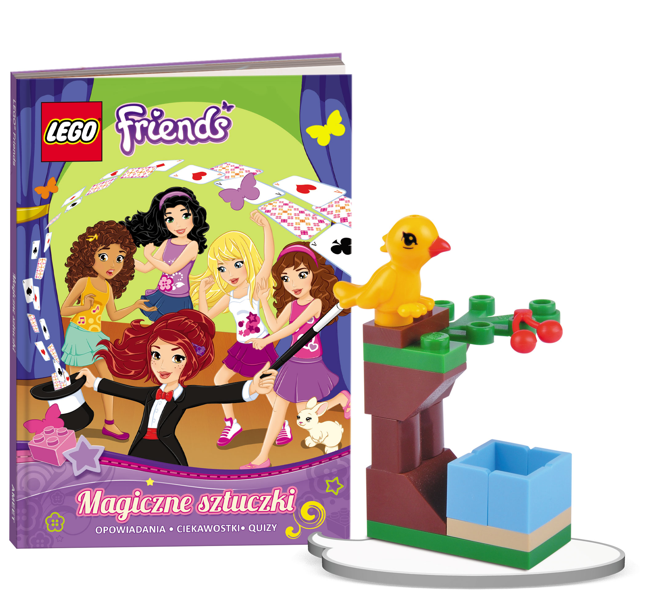 Friends: Magiczne Sztuczki LEGO Activity Books with LEGO Parts set (#5907762063333-1, 2021)