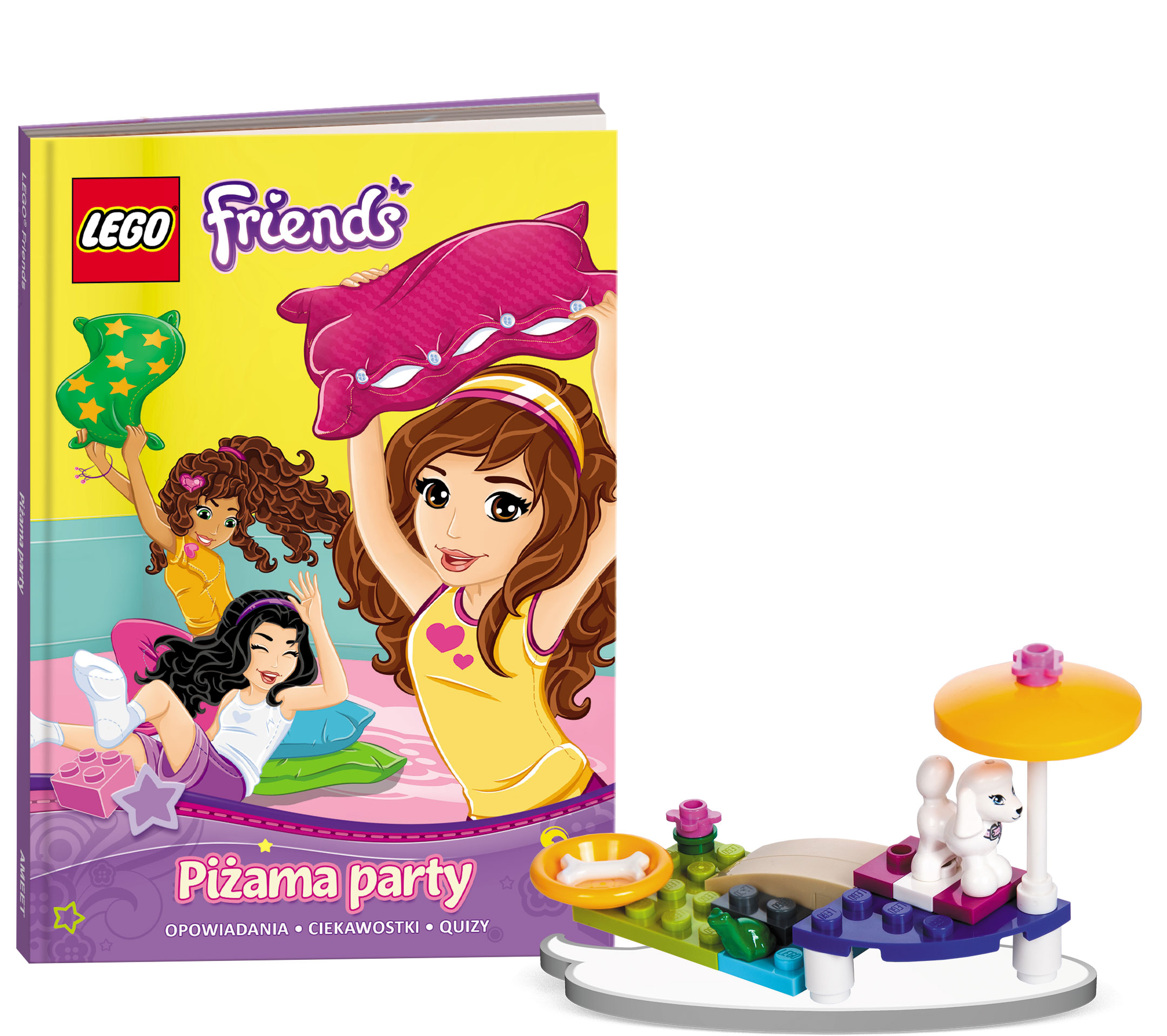 Friends: Piżama Party LEGO Activity Books with LEGO Parts set (#5907762063340-1, 2021)