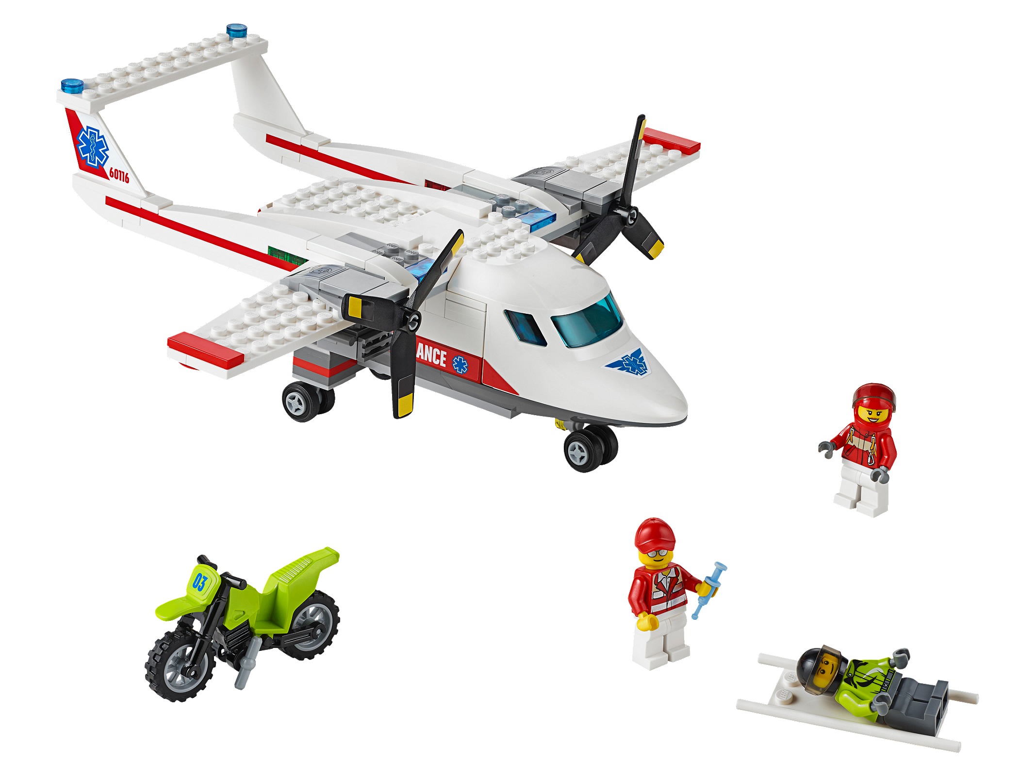 Ambulance Plane LEGO set (#60116-1)