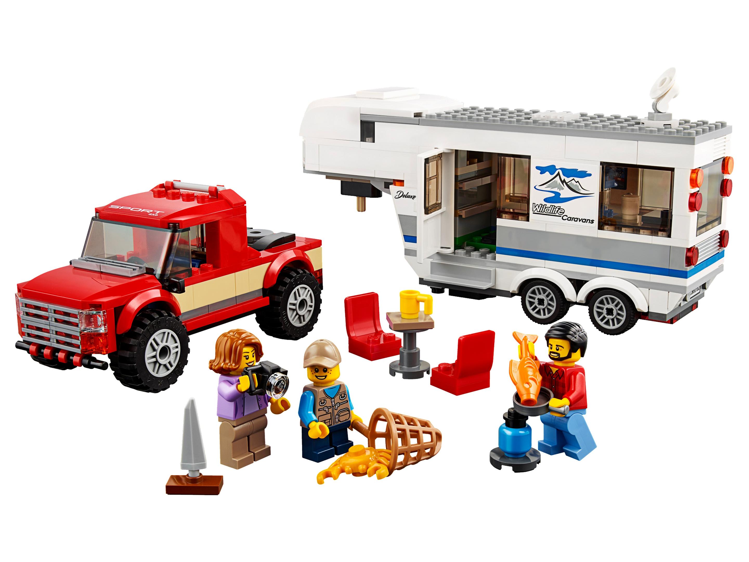 Pickup & Caravan LEGO City set (#60182-1, 2018)