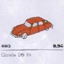 1:87 Citroën DS 19 LEGO set (#603-2, 1965)