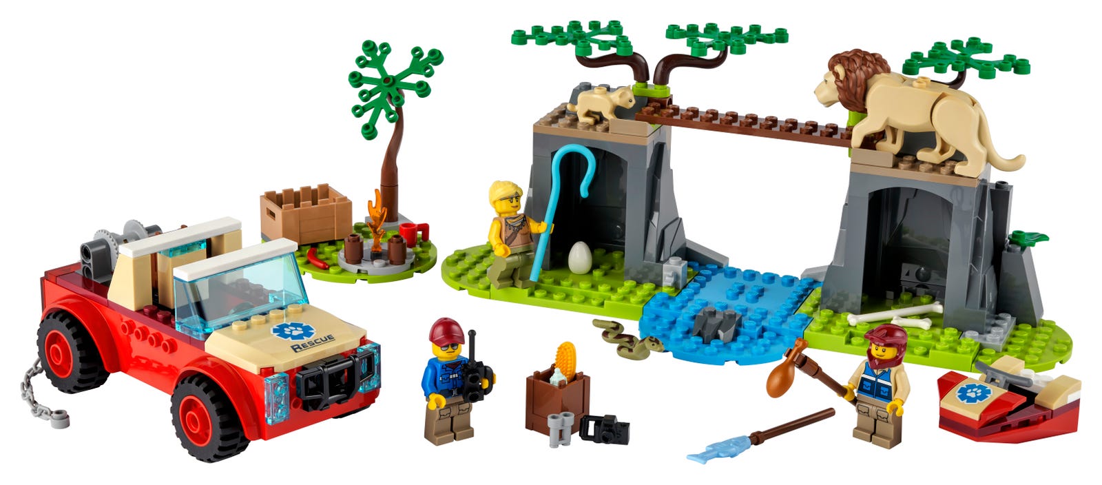 Wildlife Rescue Off-Roader LEGO City set (#60301-1, 2021)