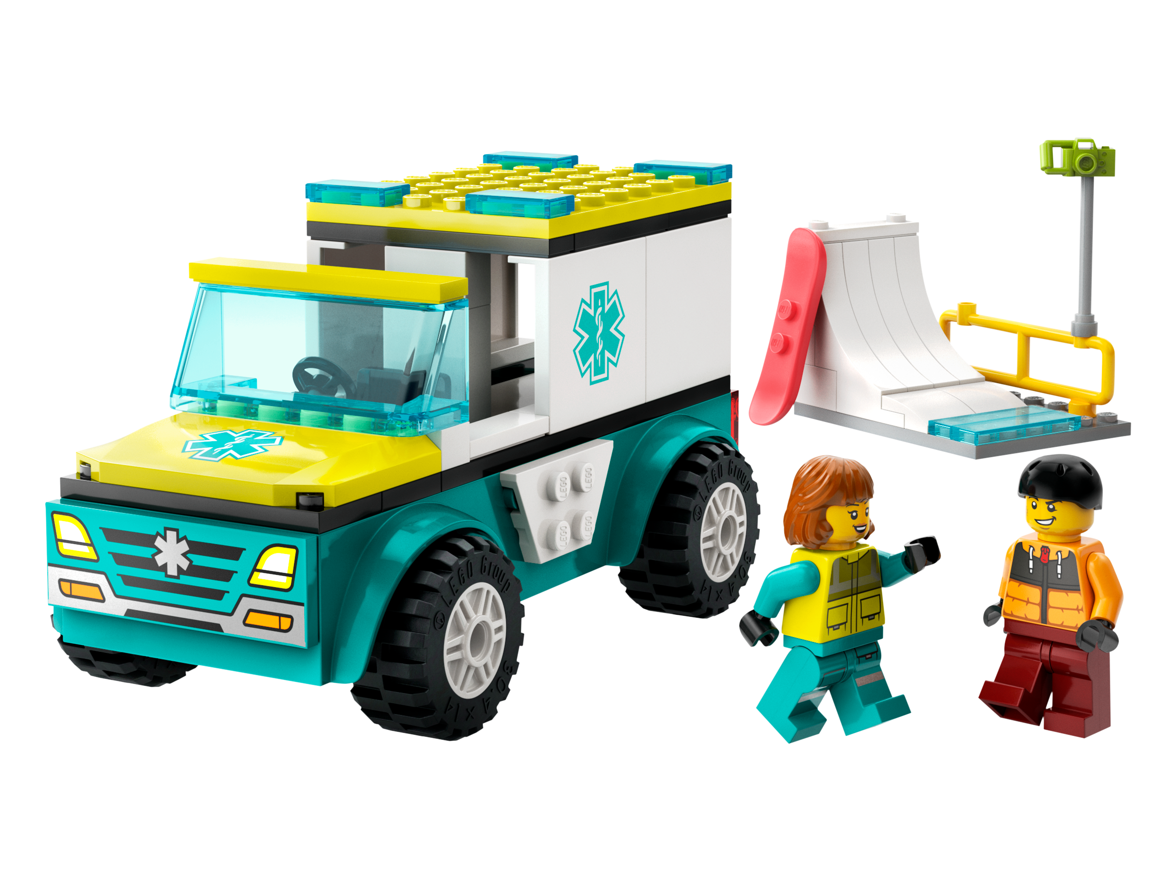 Emergency Ambulance and Snowboarder LEGO set (#60403-1)