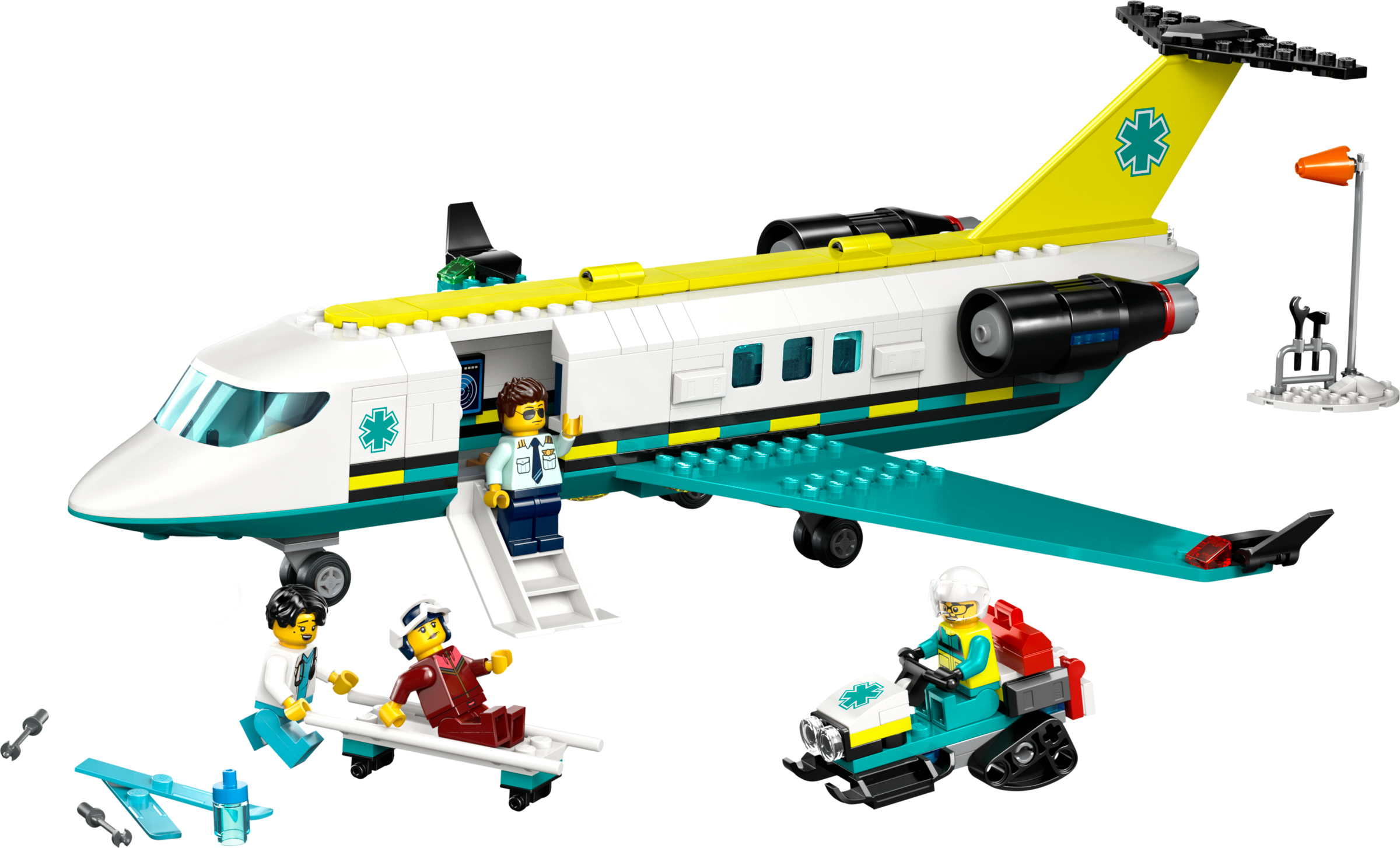 Emergency Air Ambulance Airplane