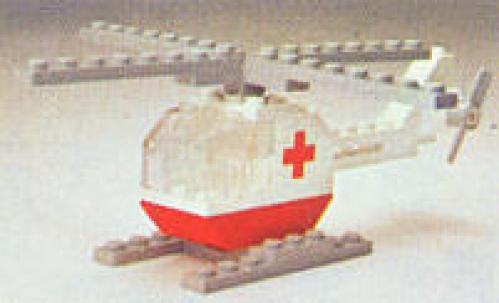 Red Cross Helicopter LEGO set (#626-2, 1978)