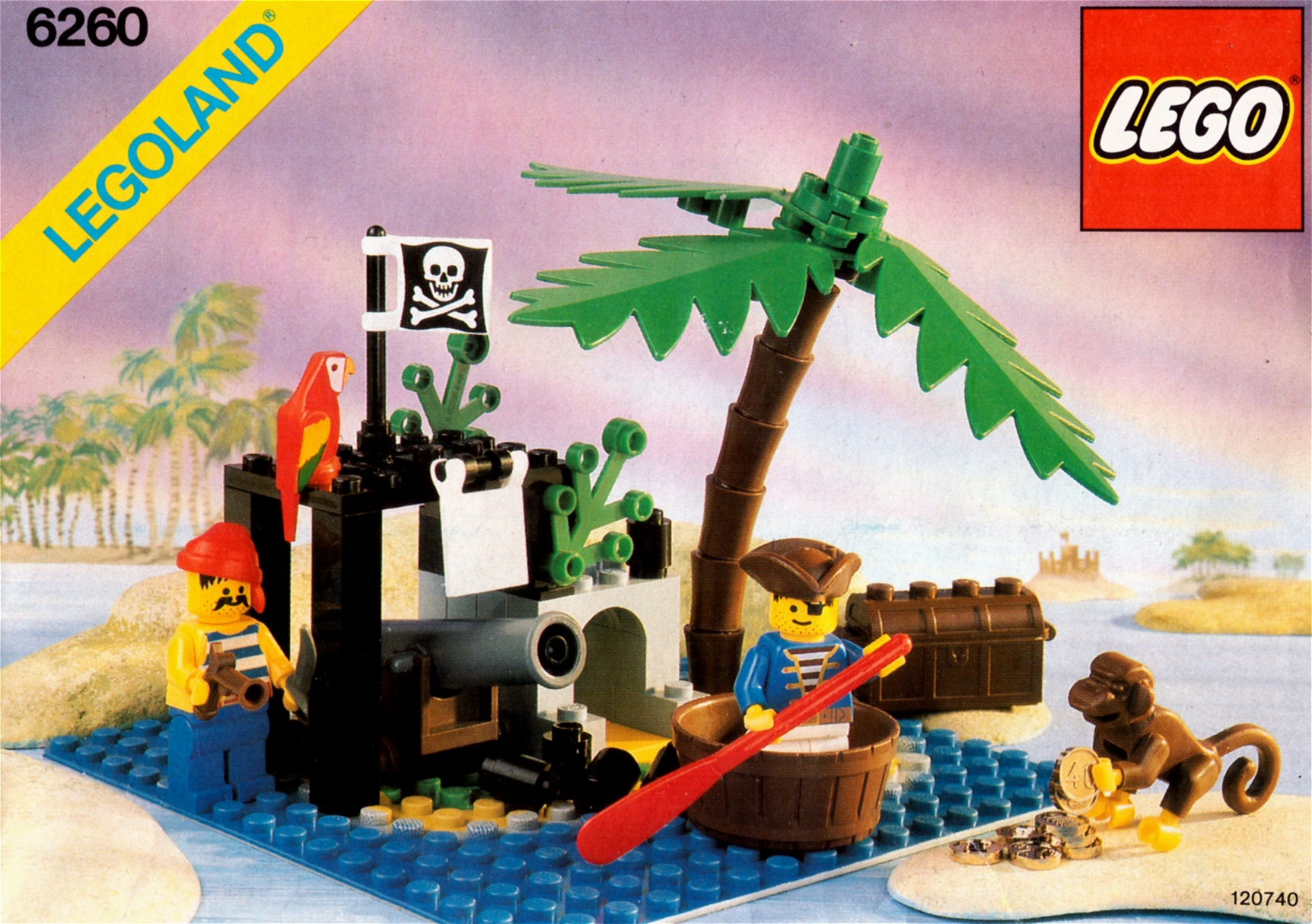 Shipwreck Island LEGO set (#6260-1, 1989)