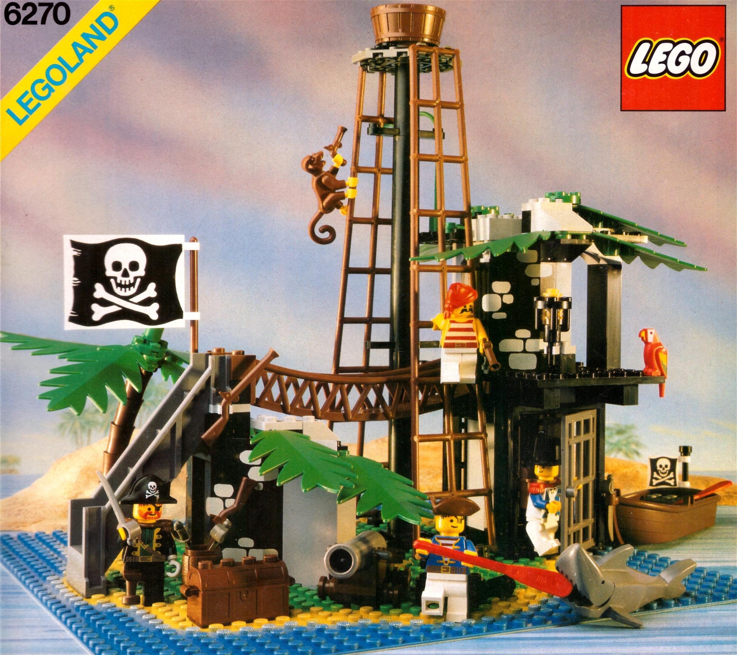 Forbidden Island LEGO set (#6270-1, 1989)