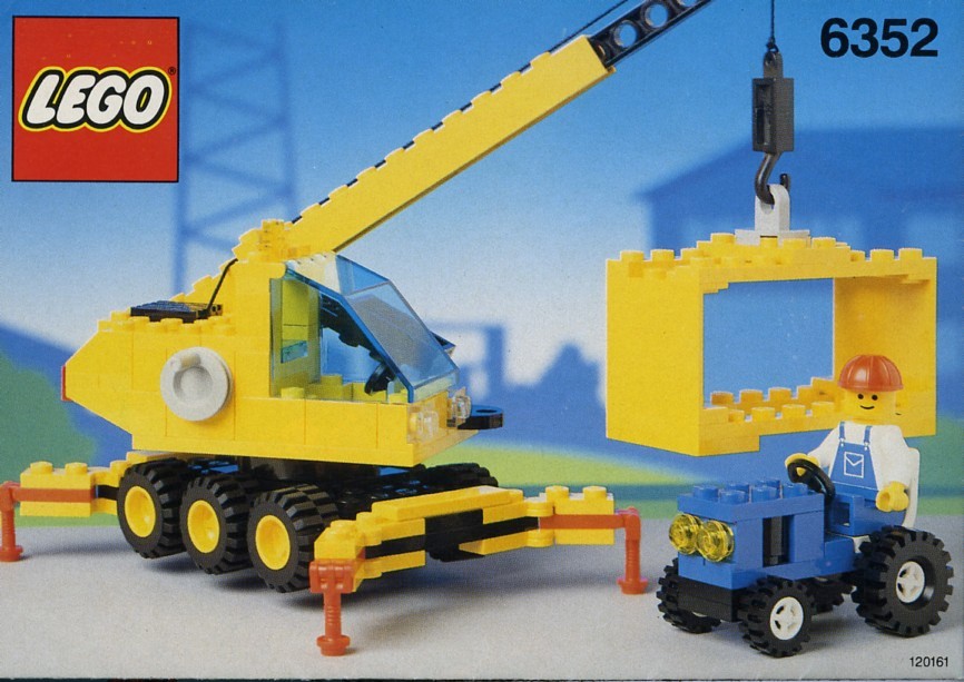 Cargomaster Crane LEGO Classic Town set (#6352-1, 1991)