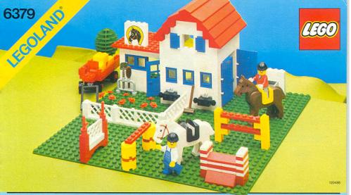 Riding Stable LEGO set (#6379-1, 1986)
