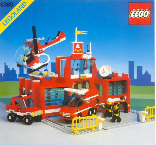 Fire Control Center LEGO set (#6389-1, 1990)