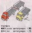 1:87 Mercedes Flatbed Truck LEGO set (#653-2, 1964)