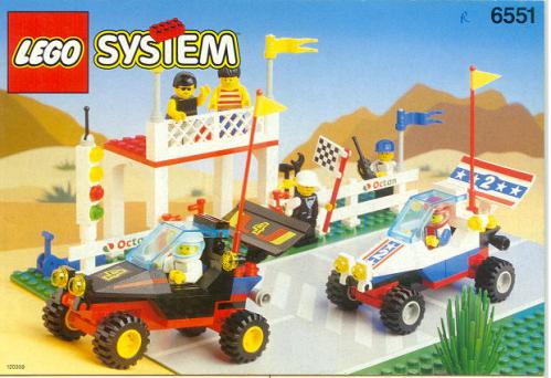 Checkered Flag 500 LEGO set (#6551-1, 1992)