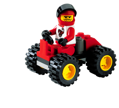 Red Four Wheel Driver LEGO set (#6619-1)