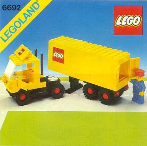 Tractor Trailer LEGO set (#6692-1, 1983)