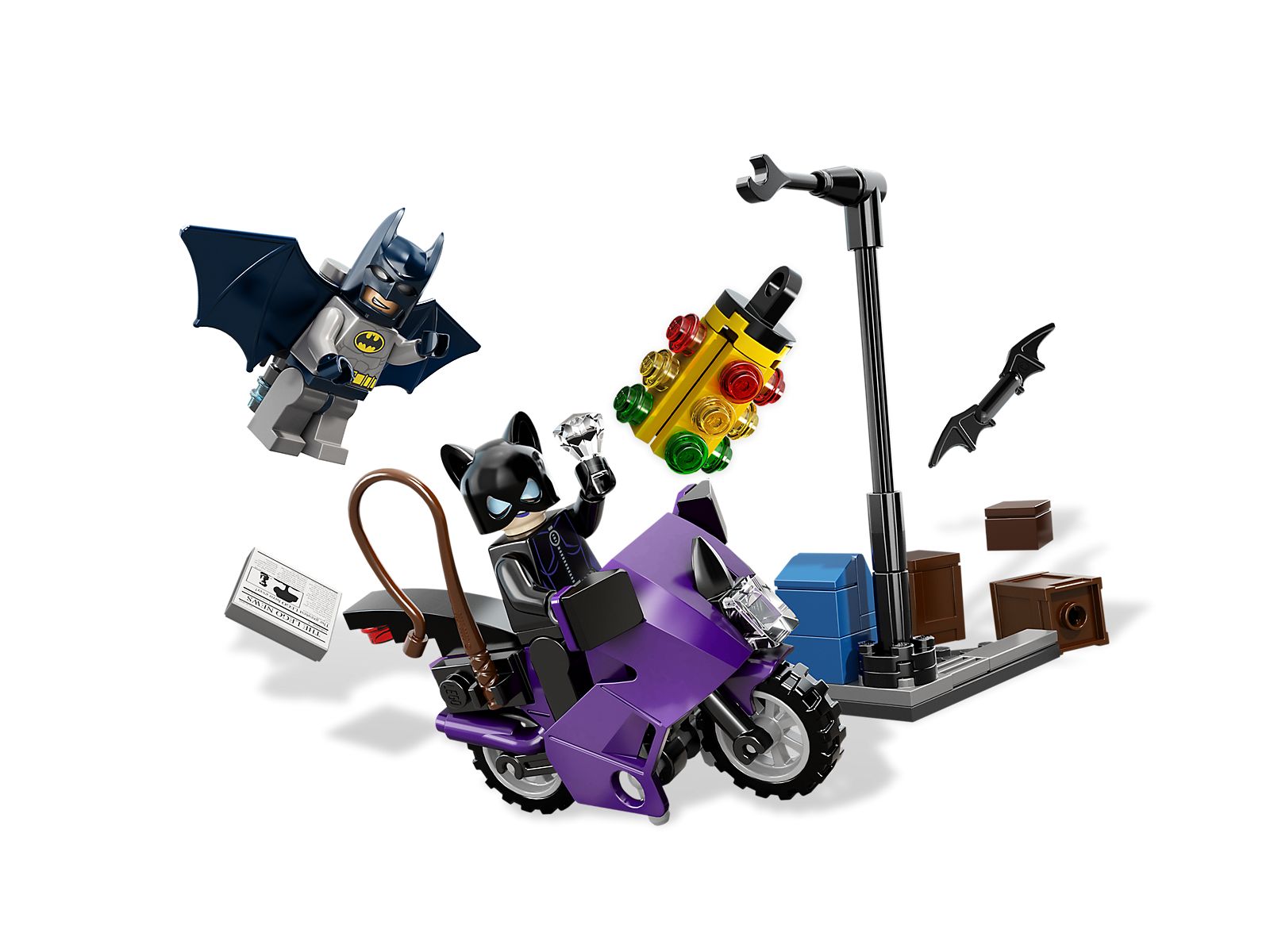 Catwoman Catcycle City Chase LEGO Batman set (#6858-1, 2012)