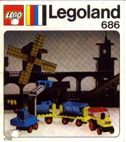 Digger and Tippers LEGO set (#686-1)