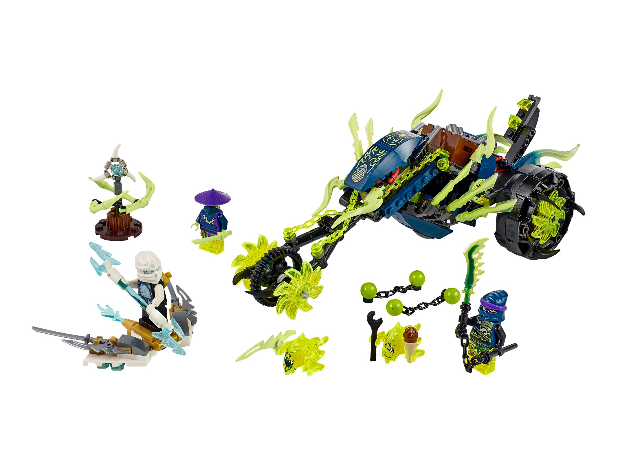 Chain Cycle Ambush LEGO Ninjago set (#70730-1, 2015)