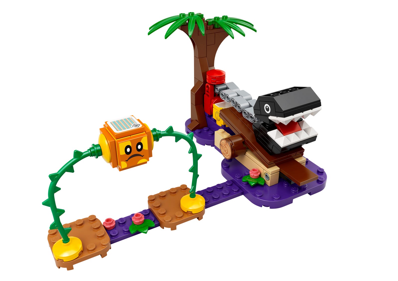 Chain Chomp Jungle Encounter Expansion Set LEGO Super Mario set (#71381-1, 2021)