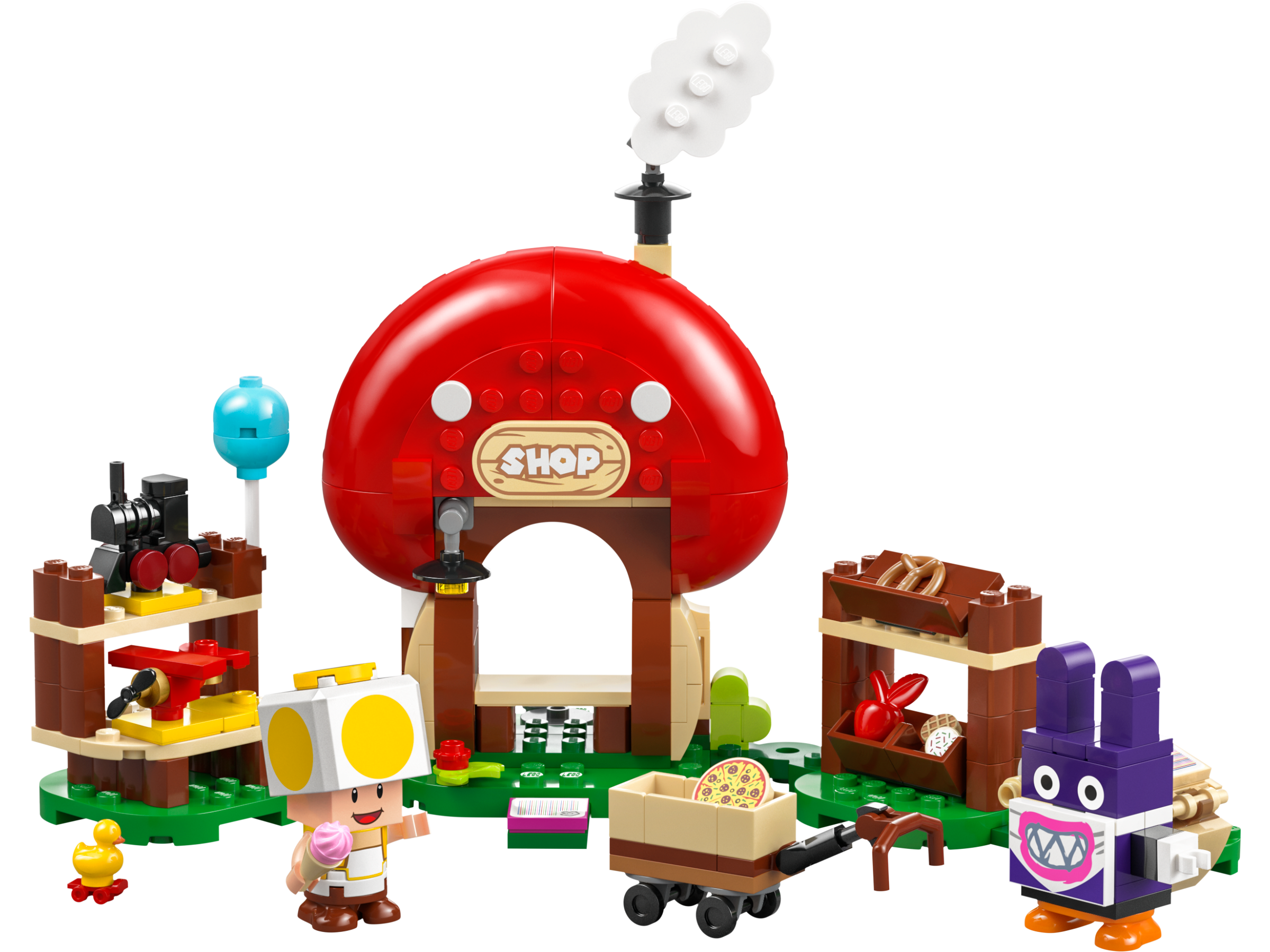 Nabbit at Toad's Shop LEGO Super Mario set (#71429-1, 2024)
