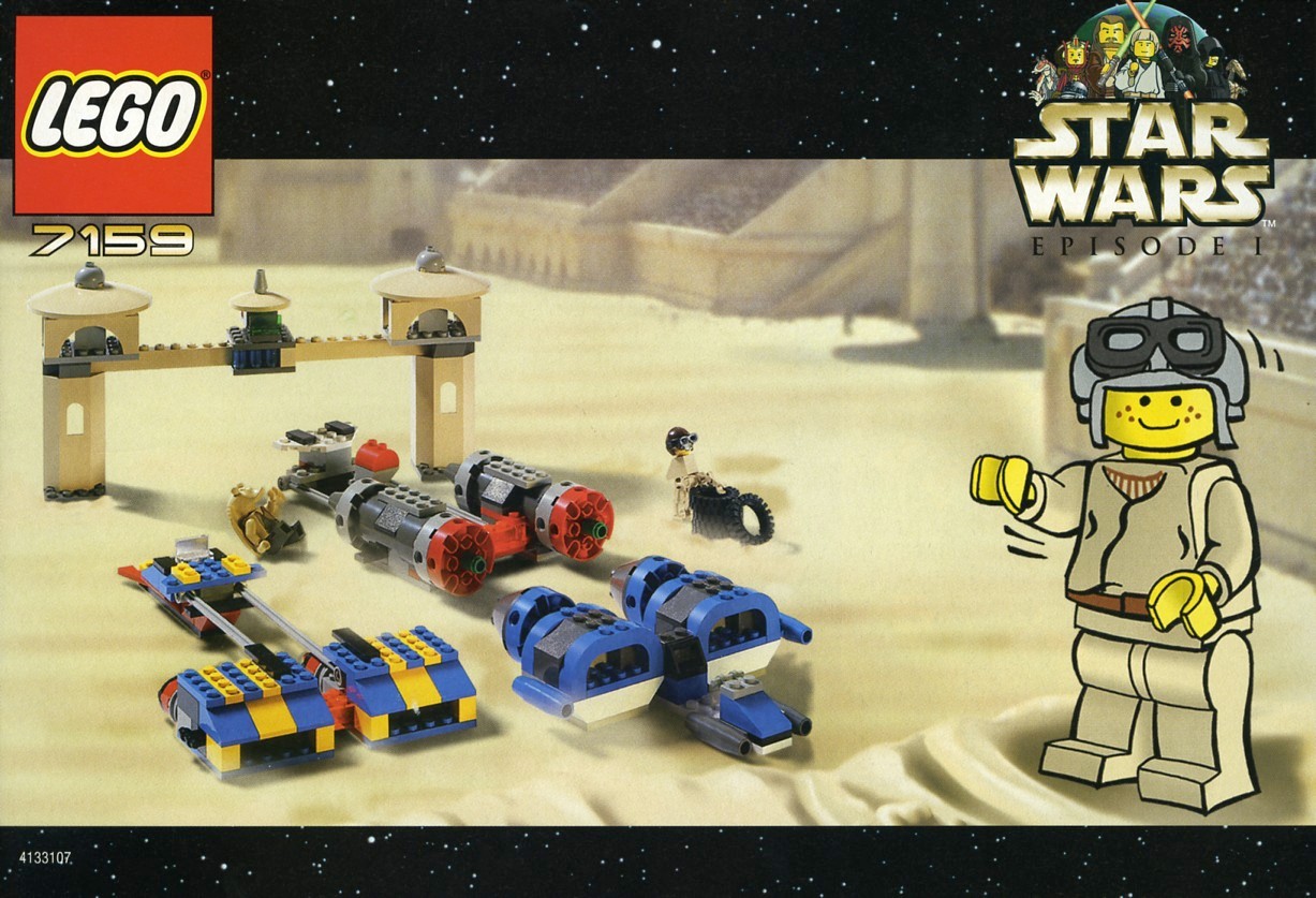 Star Wars Podracing Bucket LEGO Star Wars set (#7159-1, 2000)