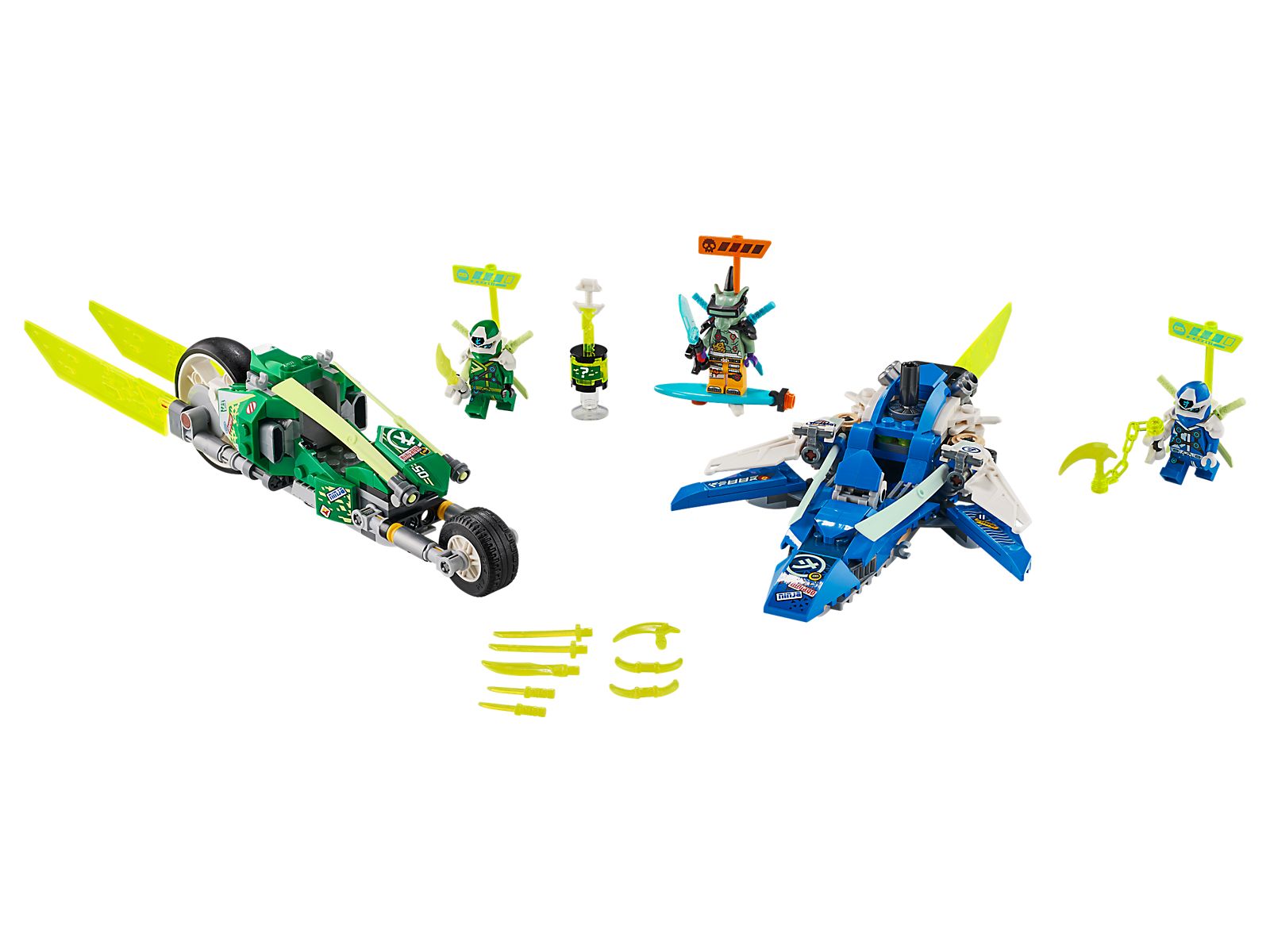 Jay and Lloyd's Velocity Racers LEGO Ninjago set (#71709-1, 2020)