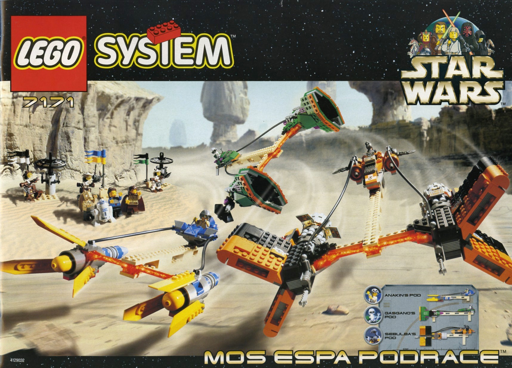 Mos Espa Podrace LEGO set (#7171-1, 1999)