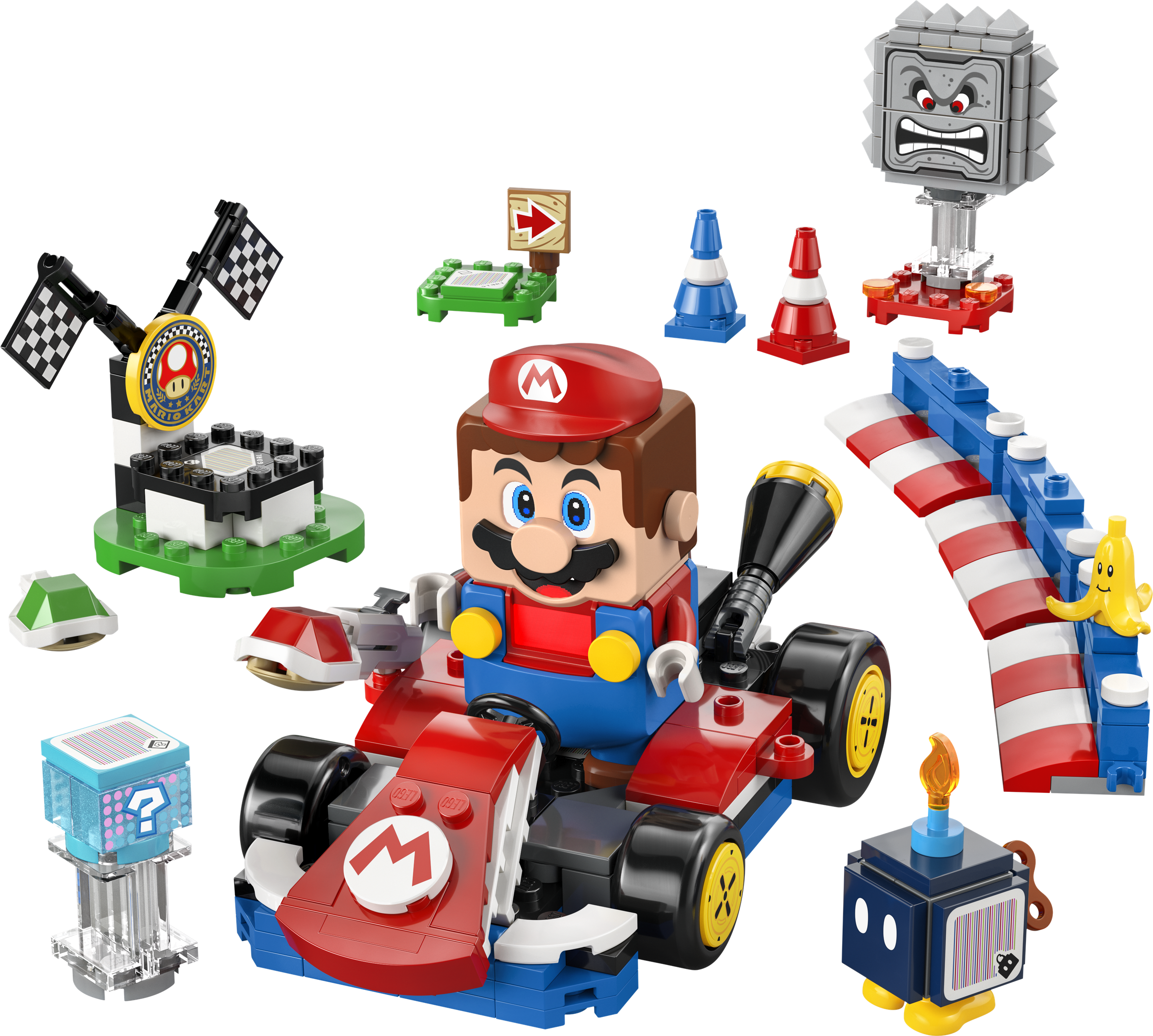 Mario Kart – Interactive LEGO Mario & Standard Kart LEGO Super Mario set (#72043-1, 2025)