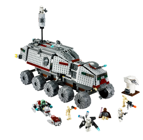 Clone Turbo Tank [Light-Up Mace Windu] LEGO set (#7261-1, 2005)