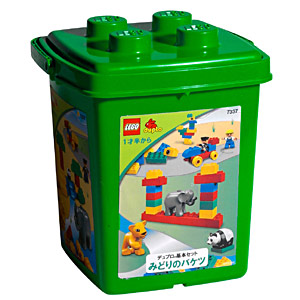 Foundation Set - Green Bucket LEGO Basic Set set (#7337-1, 2006)