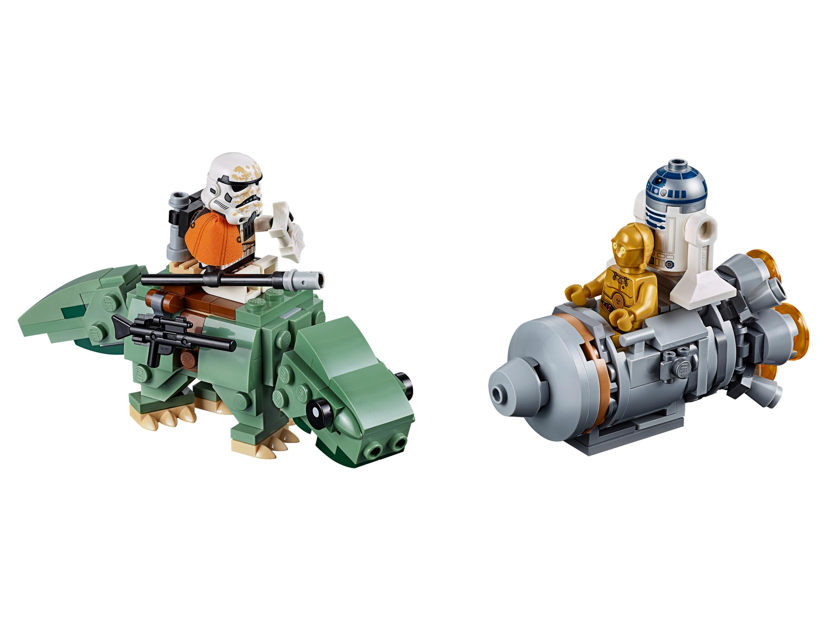 Escape Pod vs. Dewback Microfighters LEGO Star Wars set (#75228-1, 2019)
