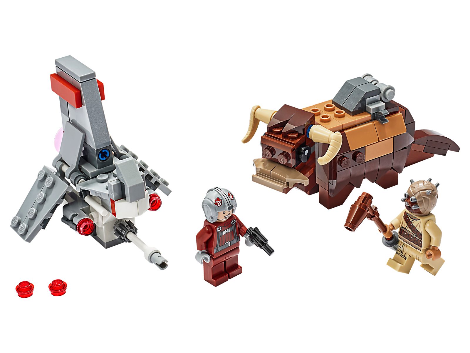 T-16 Skyhopper vs. Bantha Microfighters LEGO Star Wars set (#75265-1, 2020)