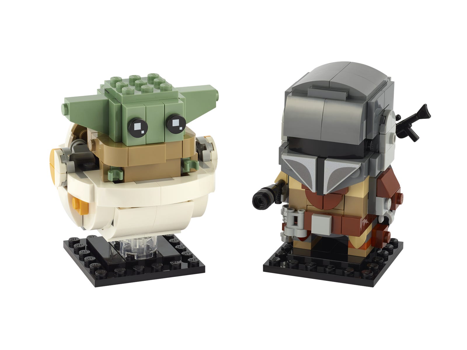 The Mandalorian & The Child LEGO Brickheadz set (#75317-1, 2020)