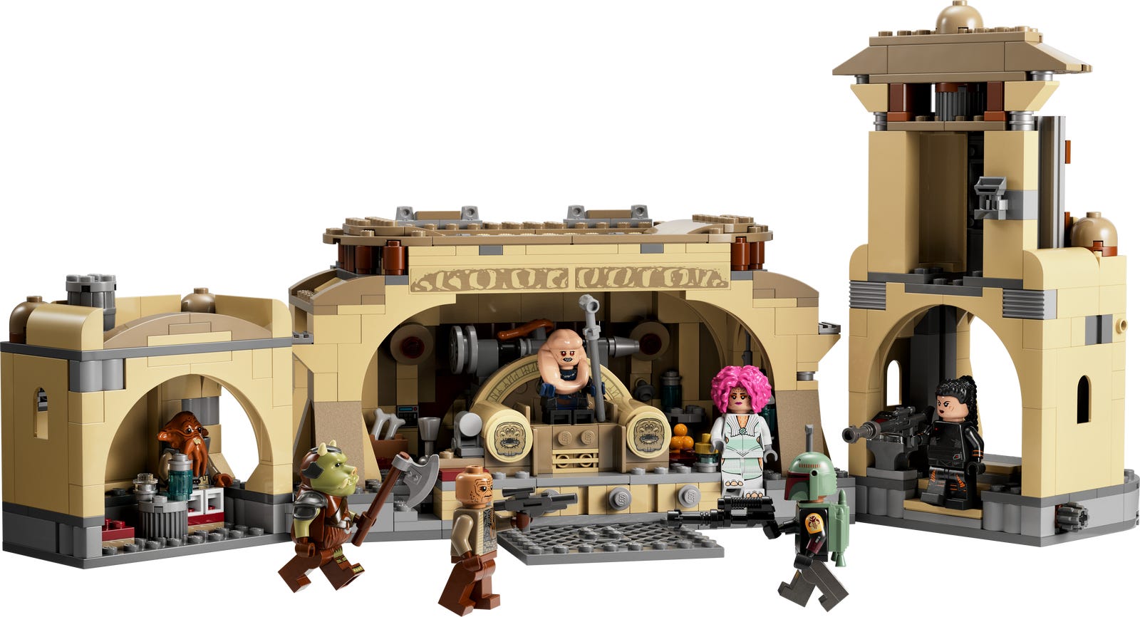 Boba Fett's Throne Room LEGO Star Wars set (#75326-1, 2022)