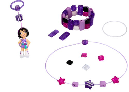 Groovy Grape Jewels-n-More LEGO Clikits set (#7535-1, 2005)
