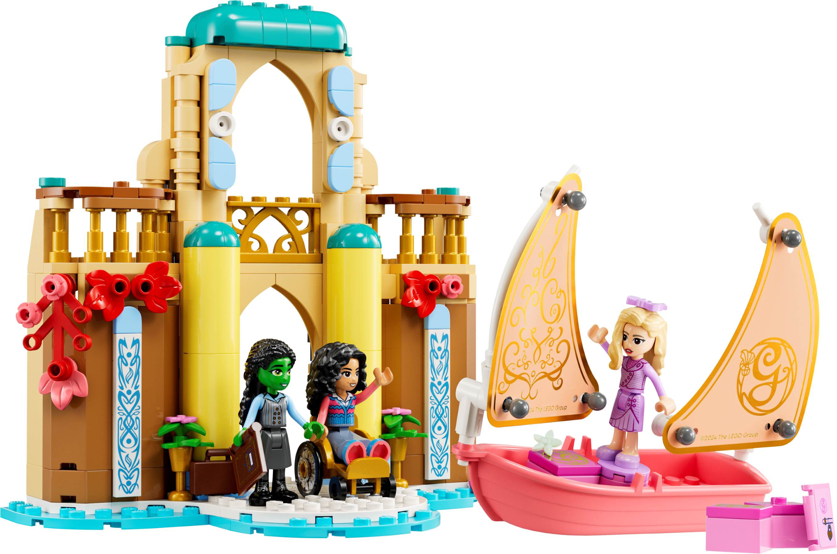 Glinda, Elphaba & Nessarose at Shiz Uni LEGO set (#75681-1)