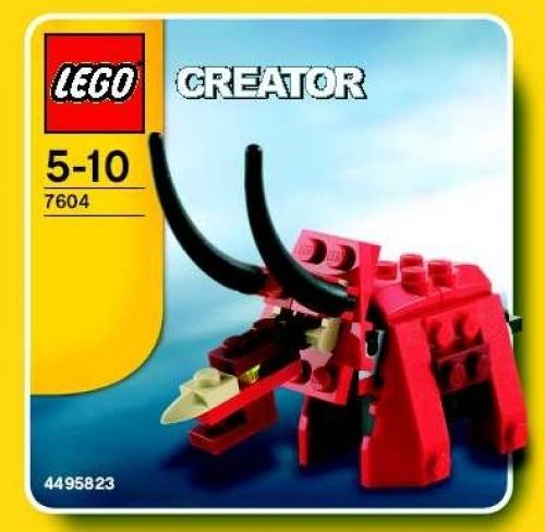 Triceratops LEGO Creator set (#7604-1, 2006)