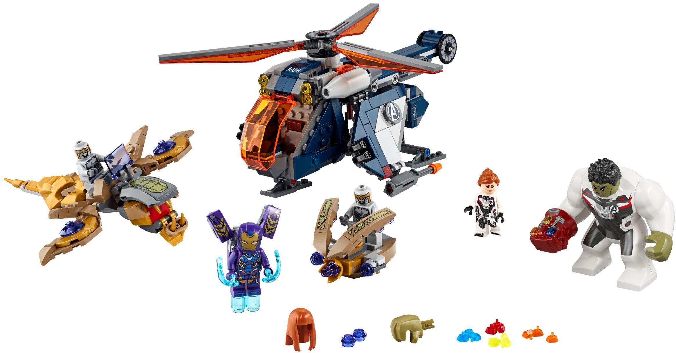 Avengers Hulk Helicopter Rescue LEGO set (#76144-1)