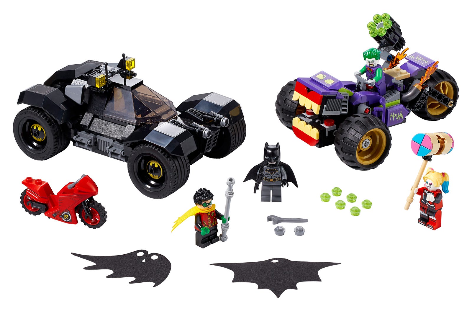 Joker's Trike Chase LEGO Batman set (#76159-1, 2020)