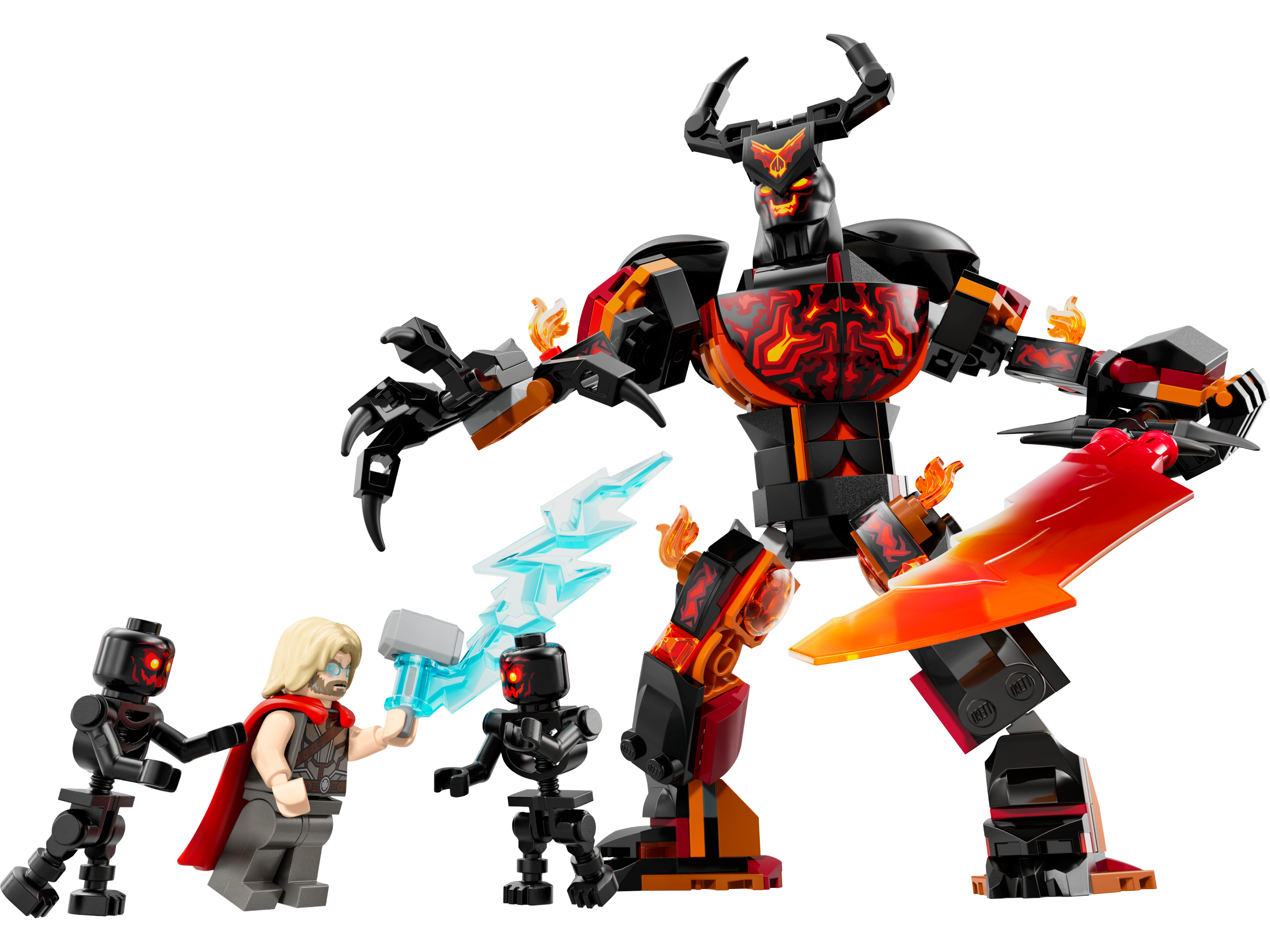 Thor vs. Surtur Construction Figure LEGO The Infinity Saga set (#76289-1, 2024)