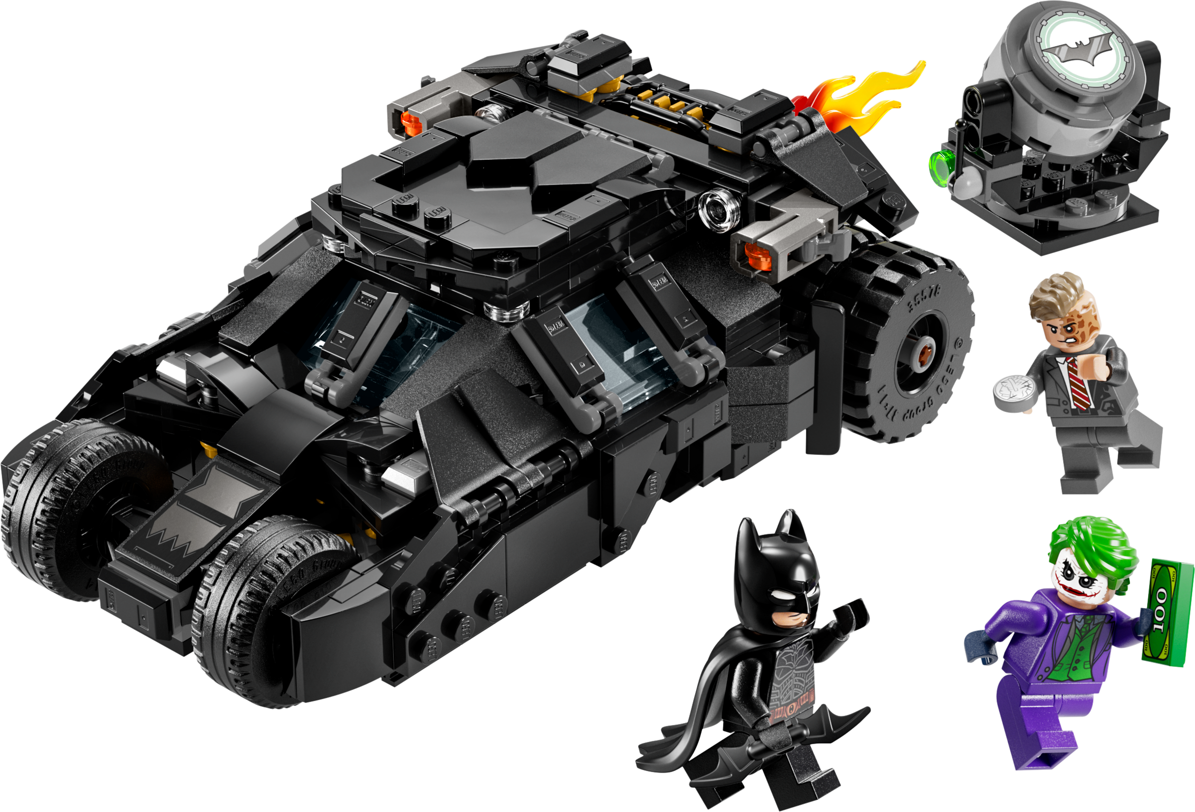 Batman Tumbler vs. Two-Face & The Joker LEGO Batman set (#76303-1, 2025)