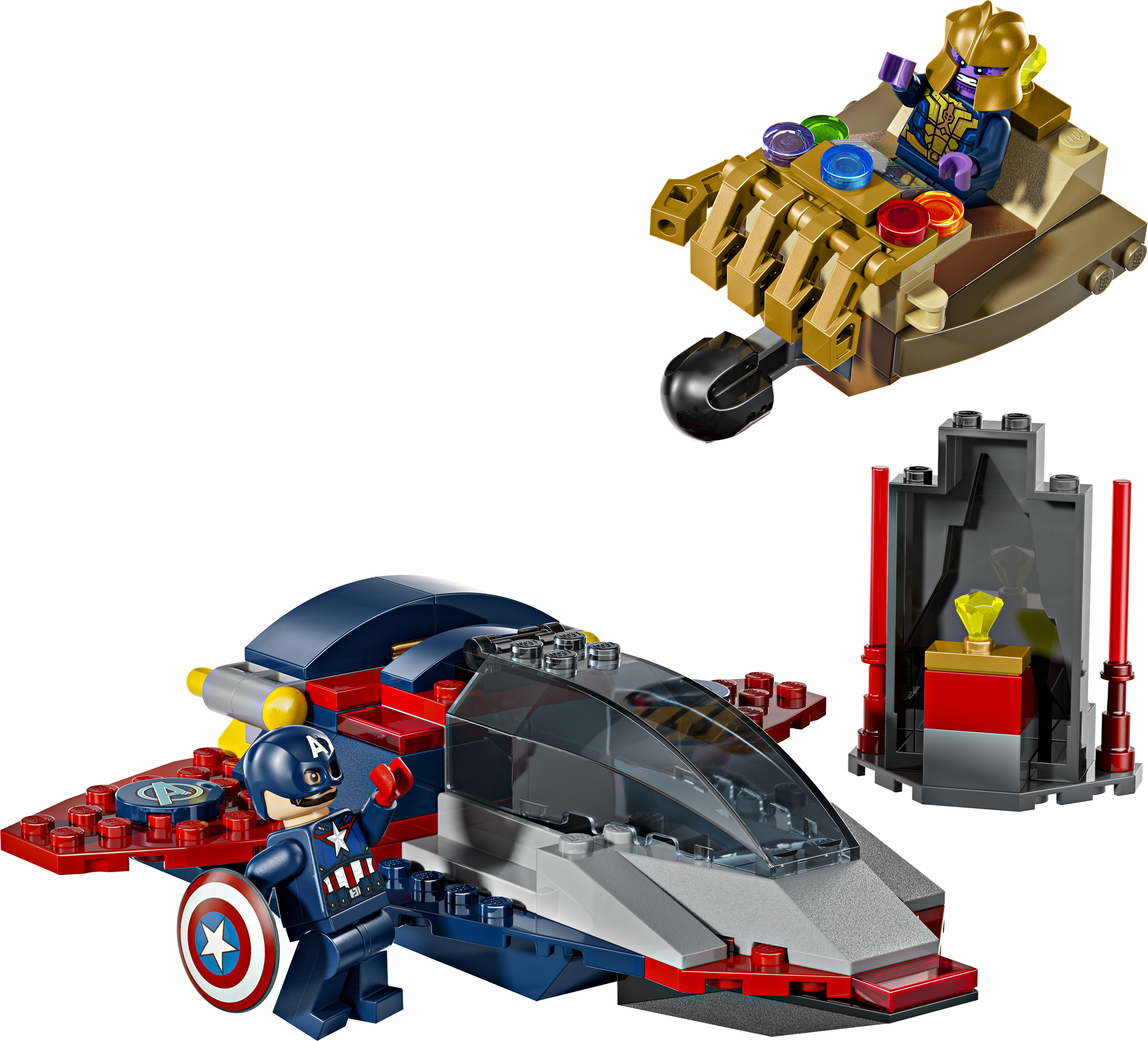 Captain America vs. Thanos LEGO Avengers set (#76319-1, 2025)