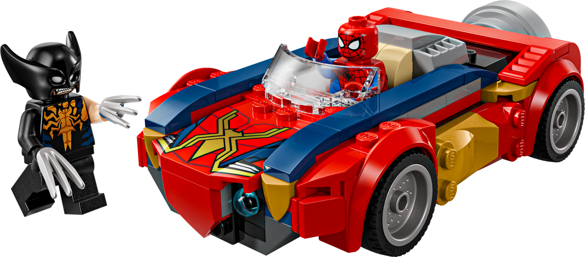 Spider-Man Car vs. Venomized Wolverine LEGO Spider-Man set (#76336-1, 2026)