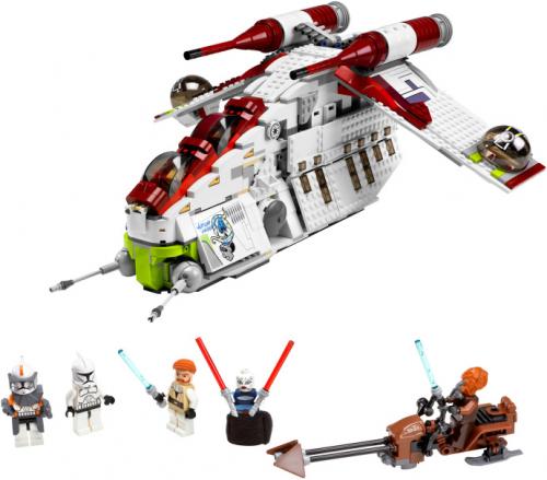 Republic Attack Gunship LEGO set (#7676-1, 2008)