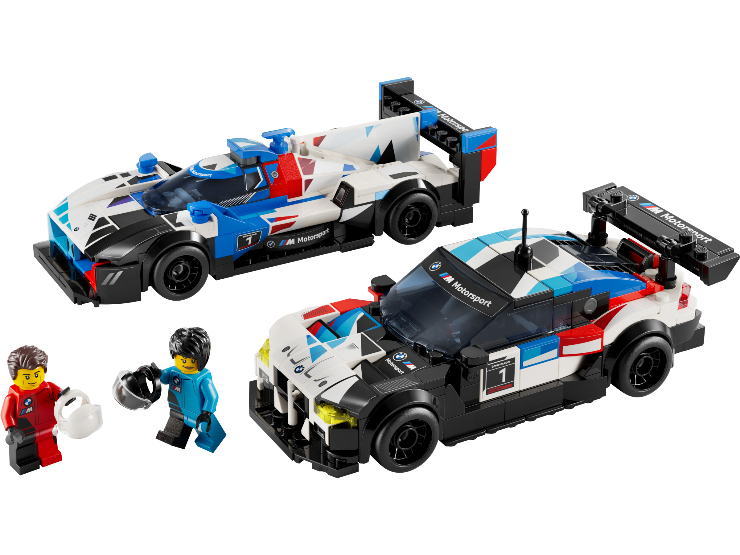 BMW M4 GT3 & BMW M Hybrid V8 Race Cars LEGO Speed Champions set (#76922-1, 2024)