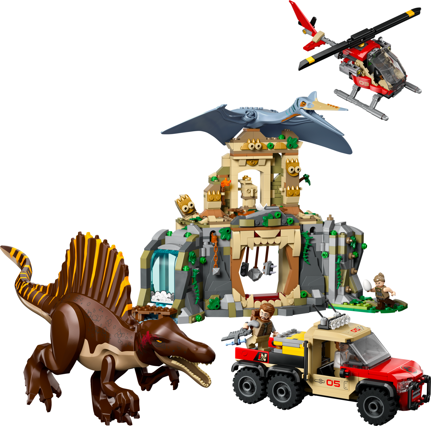 Spinosaurus & Quetzalcoatlus Air Mission LEGO set (#76976-1)