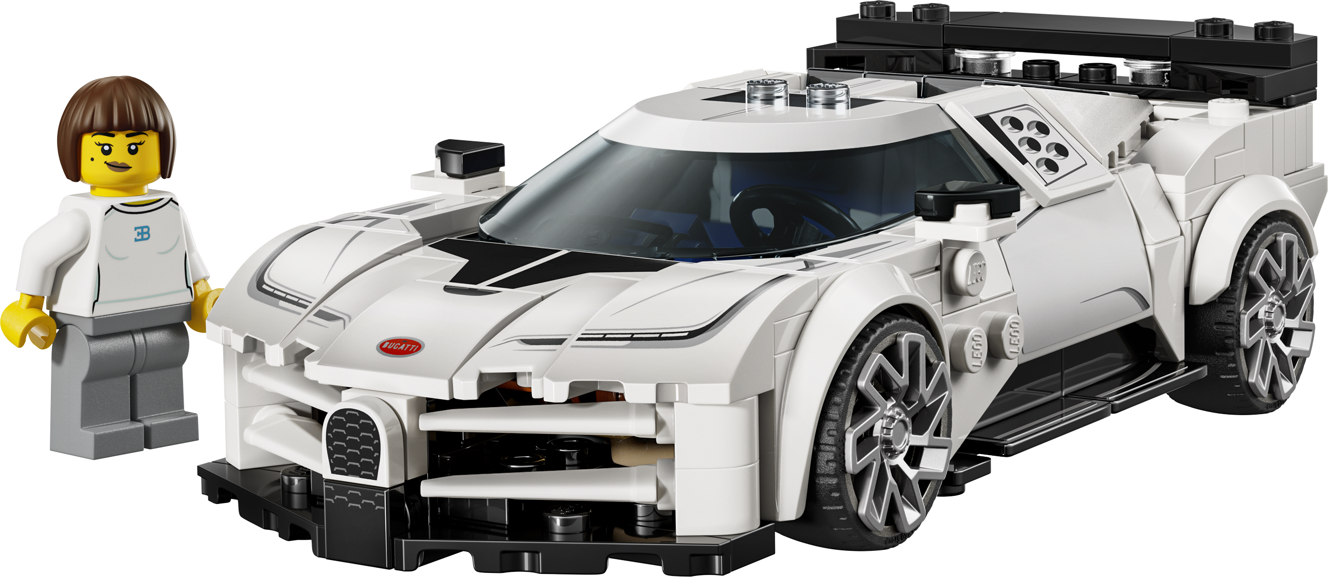 Bugatti Centodieci Hyper Sports Car LEGO Speed Champions set (#77240-1, 2025)
