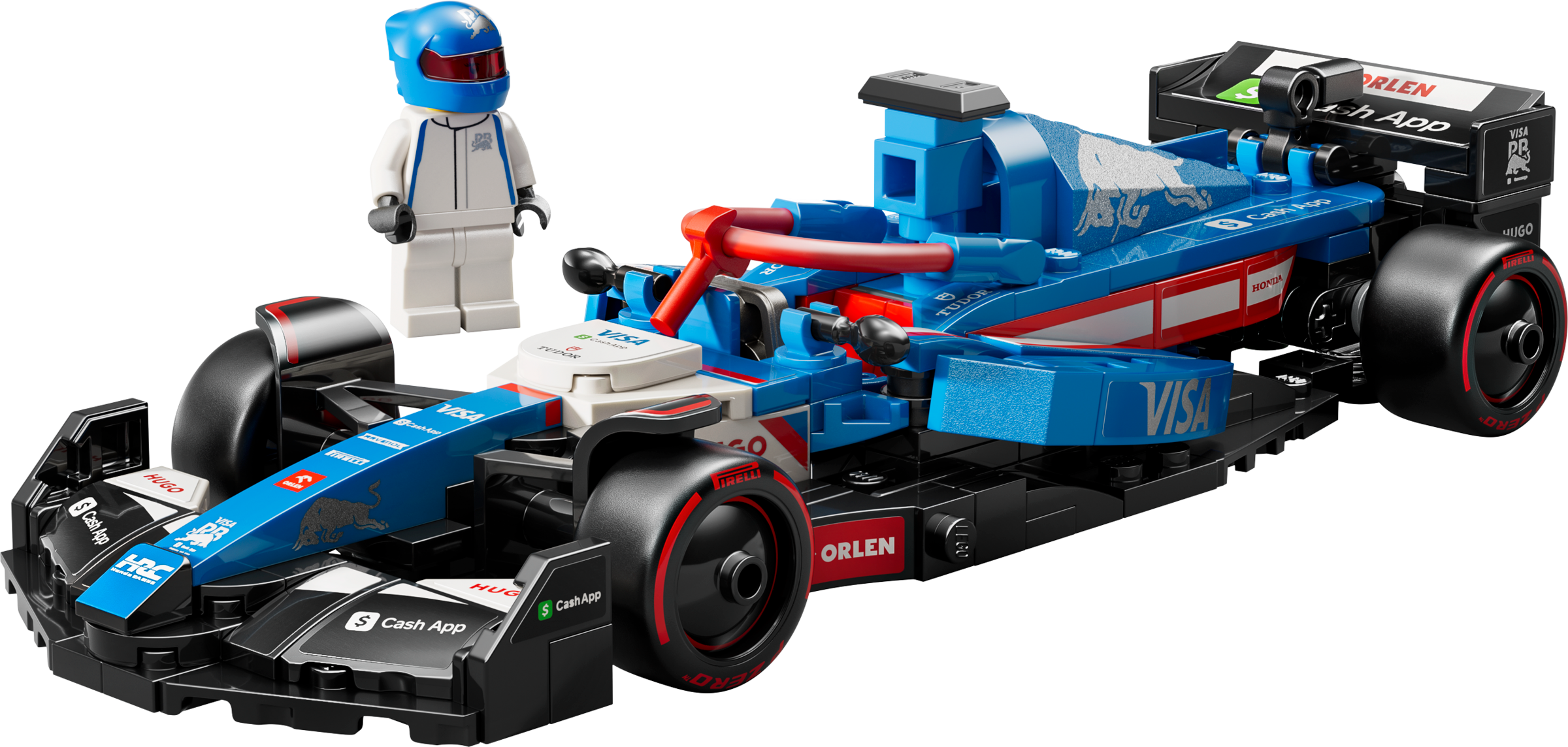 Visa Cash App RB VCARB 01 F1 Race Car LEGO Speed Champions set (#77246-1, 2025)