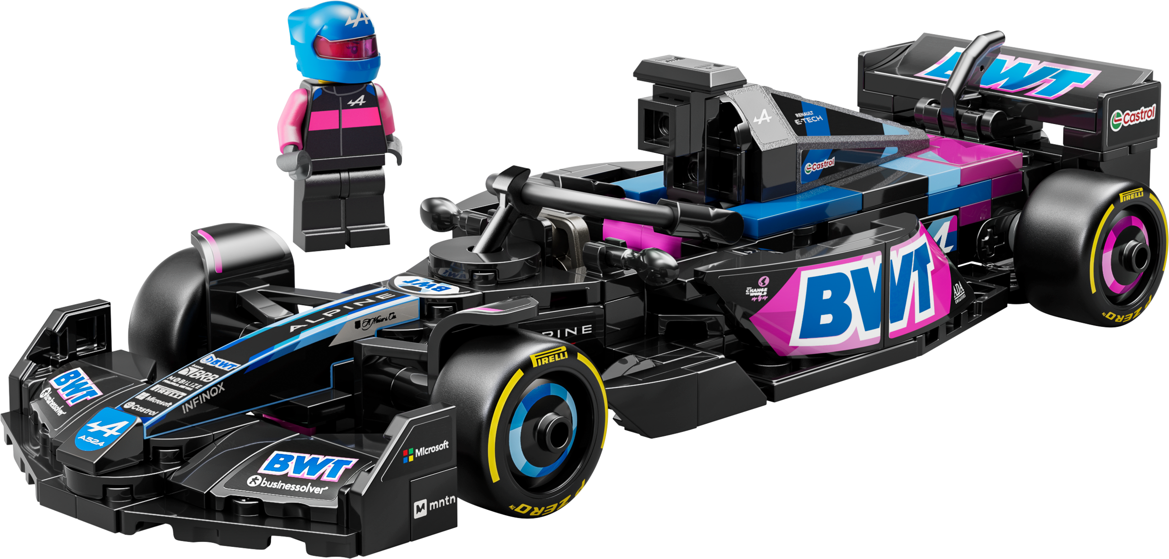 BWT Alpine F1 Team A524 Race Car LEGO Speed Champions set (#77248-1, 2025)