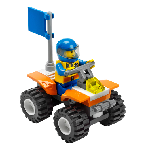 Coast Guard Quad Bike LEGO set (#7736-1)
