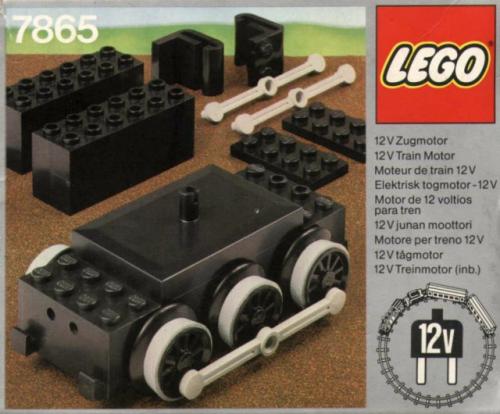 12V Motor LEGO 12V set (#7865-1, 1980)